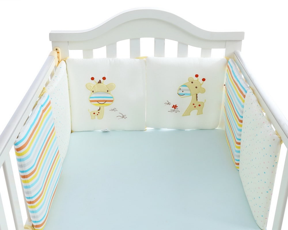 Tour de lit bébé en coton bio Bliss Rust Trixie - Dröm Design