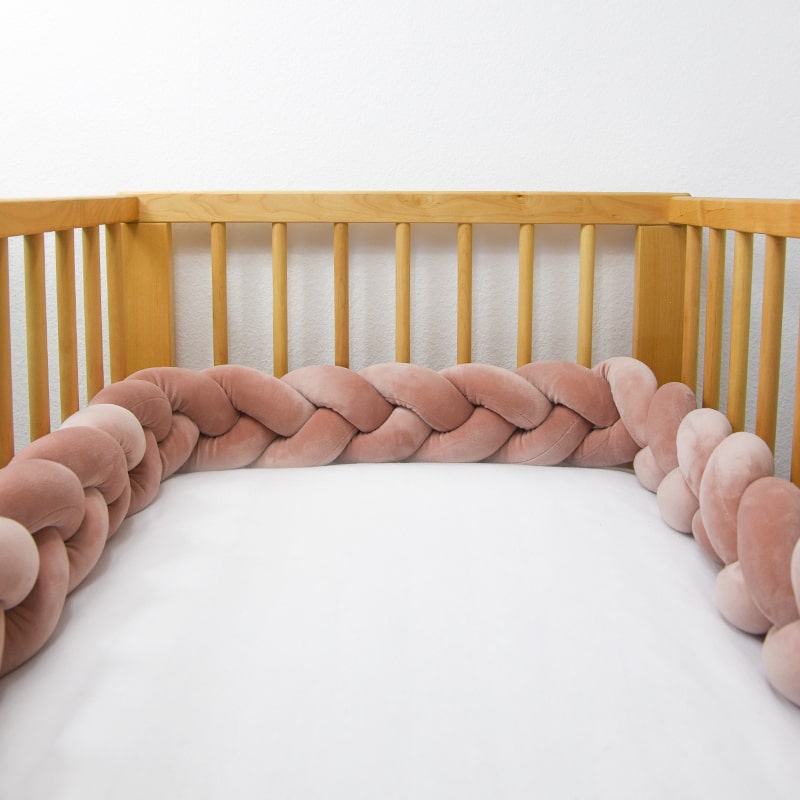 Tour de lit tressé Néo Vintage - tresse pour le parc, lit ou cale-bébé